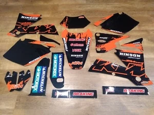 KTM EXC SX SXF 125 200 250 300 400 450 525 DECALS GRAPHICS KIT 1999 - 2002 - Picture 1 of 6