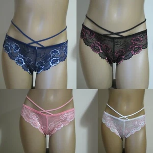 LINGERIE Lot de 2 Tangas invisible sexy dentelle Taille 36/38 sous vêtement femm - Imagen 1 de 3