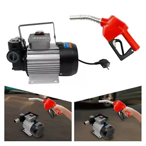 DIESELPUMPE 220V HEIZÖLPUMPEN ELEKTRISCHE DIESEL PUMPE AUTOMATIK-ZAPFHAHN ZÄHLER - Bild 1 von 20