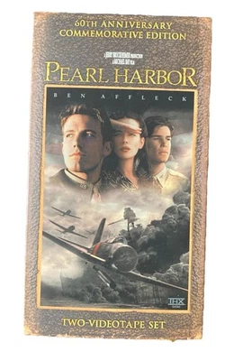 Pearl Harbor VHS 60th Anniversary Commemorative Edition Two-Video Tape Set Foto 1 de 2