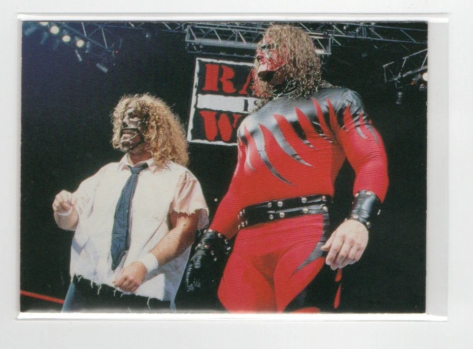 1998 Titan Sports WWF WRESTLING DYNAMIC DUOZ #54 KANE MANKIND - Image 1 of 1