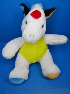 Fiesta Color Block Sitting Horse Item# CO2254 Stuffed Animal 10.5" Plush - Picture 1 of 6