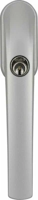 Maniglia per finestra con chiave ABUS FG300, chiudibile a chiave, argento B-WARE - Immagine 1 di 4