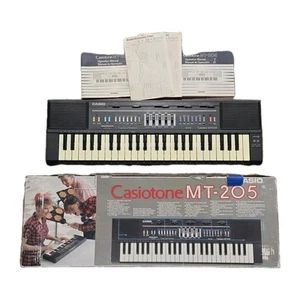 Casio Casiotone MT-205 Electronic Keyboard 49 Key OPEN BOX (NO ADAPTER) TESTED - Picture 1 of 18