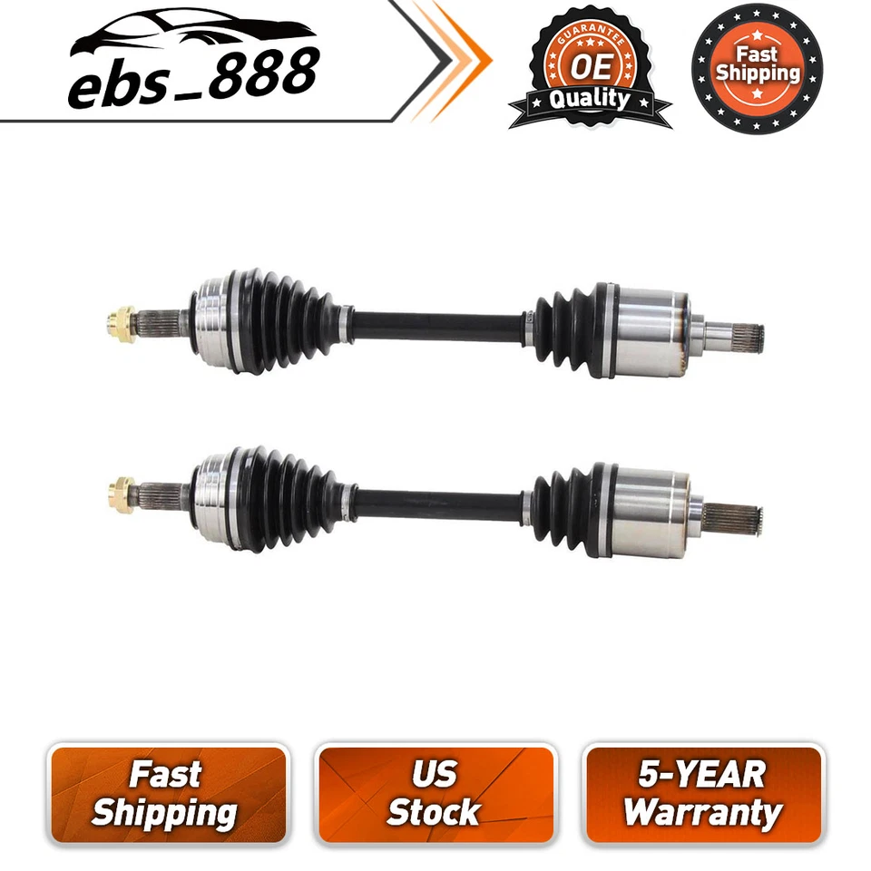 Par de ejes delanteros TrakMotive CV para Acura Integra 1986 1987 1988 1989 2 piezas Foto 1 de 2