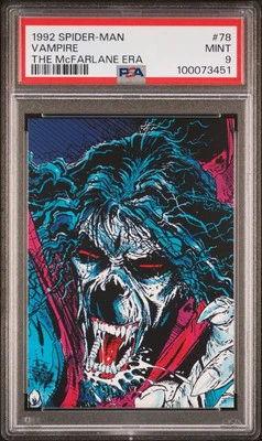 1992 Spider-man McFarlane Era #78 Vampire PSA 9  - Image 1 of 2