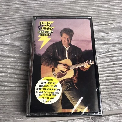 Ricky Skaggs “Kentucky Thunder” Cassette Tape | Factory Sealed NEW - Image 1 of 3