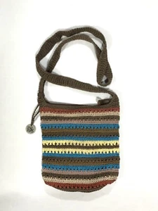 The Sak Crochet Crossbody Bag Purse Hobo Bohemian Shoulder Bag Crochet - Picture 1 of 10