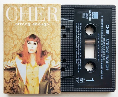 CHER - STRONG ENOUGH (WEA 201C) 1999 UK CASSETTE SINGLE EX CONDITION - Image 1 of 4