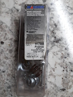 Kit de herrajes de freno de estacionamiento trasero Wagner H17568 para Nissan o Infiniti Foto 1 de 2