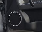 Pour Alfa Romeo MiTo 08-16 Anneaux de haut-parleurs de porte en aluminium poli