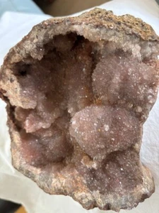 Pink Amethyst Crystal Geode - Picture 1 of 4