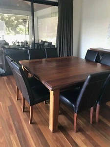 Solid Jarrah Dining Setting - Picture 1 of 6