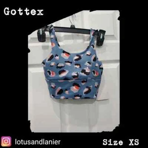 Gottex Peach Skin Collection Multi Camo Sports Bra Sz XS - Picture 1 of 8