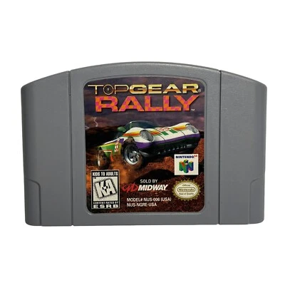 Top Gear Rally N64 Original Genuine Authentic OEM Nintendo - Tested - Image 1 of 4