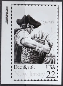 Foto Essay, USA Sc2338 Ratifizierung der Verfassung, Bauer, Apfel - Bild 1 von 1