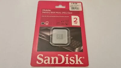Sandisk 2GB M2 Memory Stick Micro Card - Image 1 of 2
