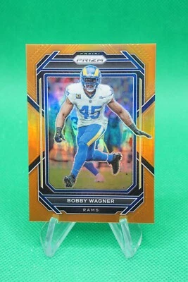 2022 Prizm Base Prizm Orange SP /249 #166 Bobby Wagner Los Angeles Rams BG6 - Image 1 of 2
