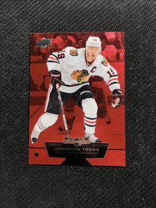 2012-13 UPPER DECK BLACK DIAMOND JONATHAN TOEWS SINGLE RUBY RED #ed 27/100
