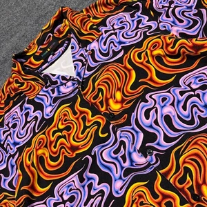 Teddy Fresh Shirt Men's 3XL Oil Spill Colorful Short Sleeve H3H3 - Picture 1 of 8