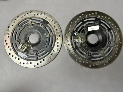 2- Front Brake Rotors  1985 HONDA CR500 CR500R CR 500 500R R 85 - Imagem 1 de 4