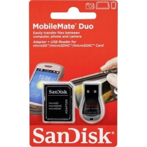 *UK* SanDisk MobileMate Duo lettore di schede USB microSD con adattatore - Foto 1 di 1