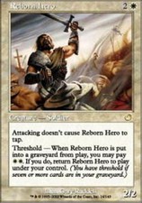 1x Reborn Hero MTG Torment NM Magic Regular