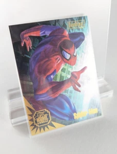 1995 Flair Marvel Duo Blast Spiderman Scarlet Spider Vintage Chase RARE Card # 1 - Picture 1 of 6