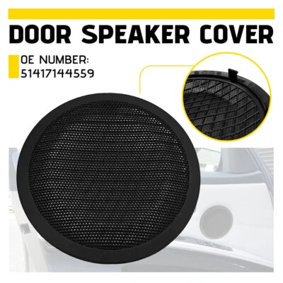 For BMW E90 E91 E84 X1 Black Door Speaker Cover Grille NEW 328i 330i 335i M3 Foto 1 de 4