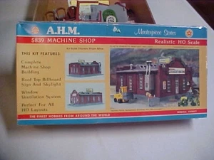 HO VINTAGE AHM 5839 MACHINE SHOP BUILDING KIT - Picture 1 of 1