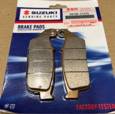 Genuine Suzuki Burgman AN650 2003-2012 Brake Pad Set Front Left 59100-21870-000 - Image 1 of 3