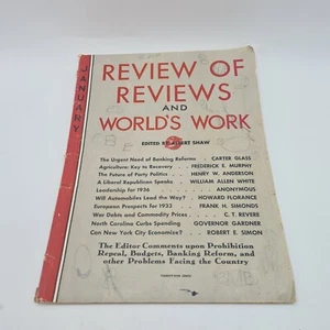 Review of Reviews and World's Work 1933-After The Hitler Scare-politics-econo... - Picture 1 of 4