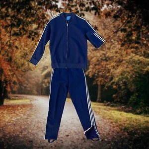 Vintage 1970s French-Made Track Suit with Stirrups - XS/S - Rare Retro Style! - Picture 1 of 6