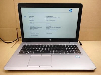 HP EliteBook 850 G3 15.6" i7-6600U✔8GB✔ **NO BATT/NO OS/NO AC** **READ** - Image 1 of 4