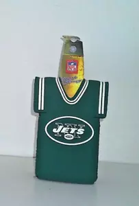 New York Jets Jersey Bottle Cooler, NFL Coozie Koozie Cooler - Picture 1 of 2