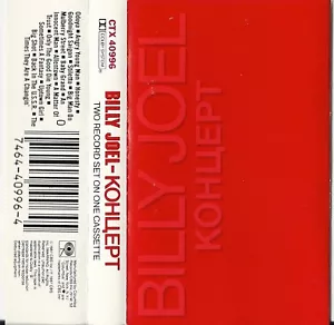 Concert - Billy Joel (Cassette, 1987) Концерт - Picture 1 of 1