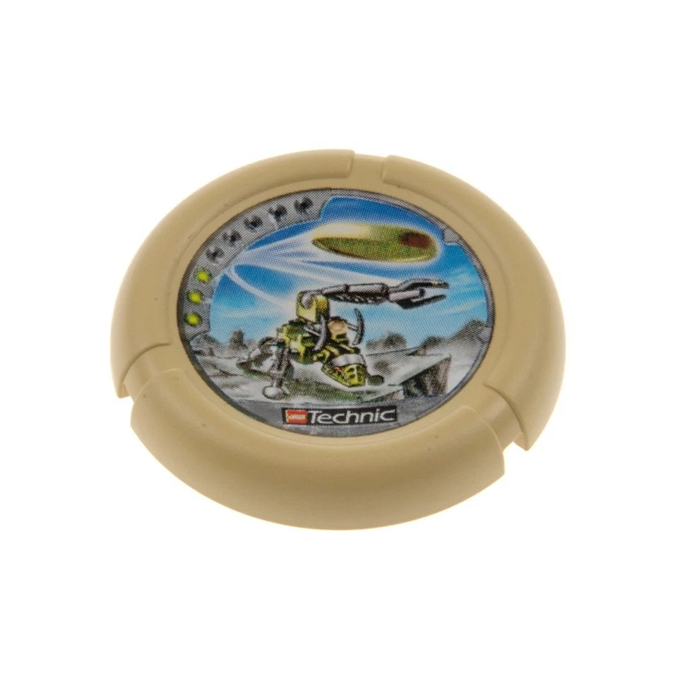 1X Lego Technic Sliding Disk 5X5 Granite Slizer Beige Robot 8504 32171PB044 - Image 1 of 1
