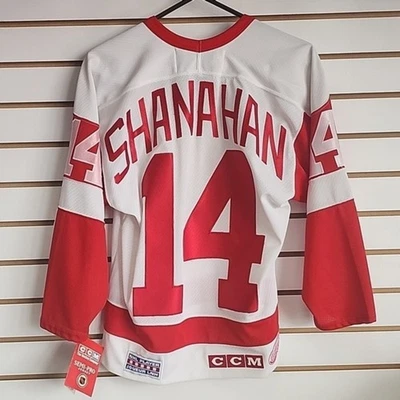 Camiseta vintage de Shanahan Detroit Red Wings L/XL para niños nueva con etiquetas Foto 1 de 4