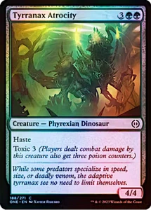 Tyrranax Atrocity 188/271 Phyrexia: All Will Be One Foil MTG Common - Bild 1 von 1