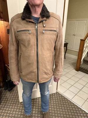 Andrew Marc Men’s Suede Coat - Image 1 of 4