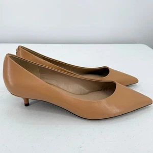 NEW Sam Edelman Women's Franci Luxe Tan Kitten Heel Pump Shoes Size 9.5 - Picture 1 of 9