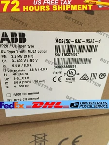 One ACS150-03E-05A6-4 Inverter 2.2Kw New In Box Fast Shipping - Picture 1 of 3