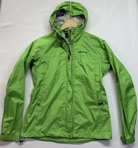 Marmot Jacket Womens XS Rain Windbreaker Hooded Vented Outdoors Hiking Camp - Picture 1 of 15