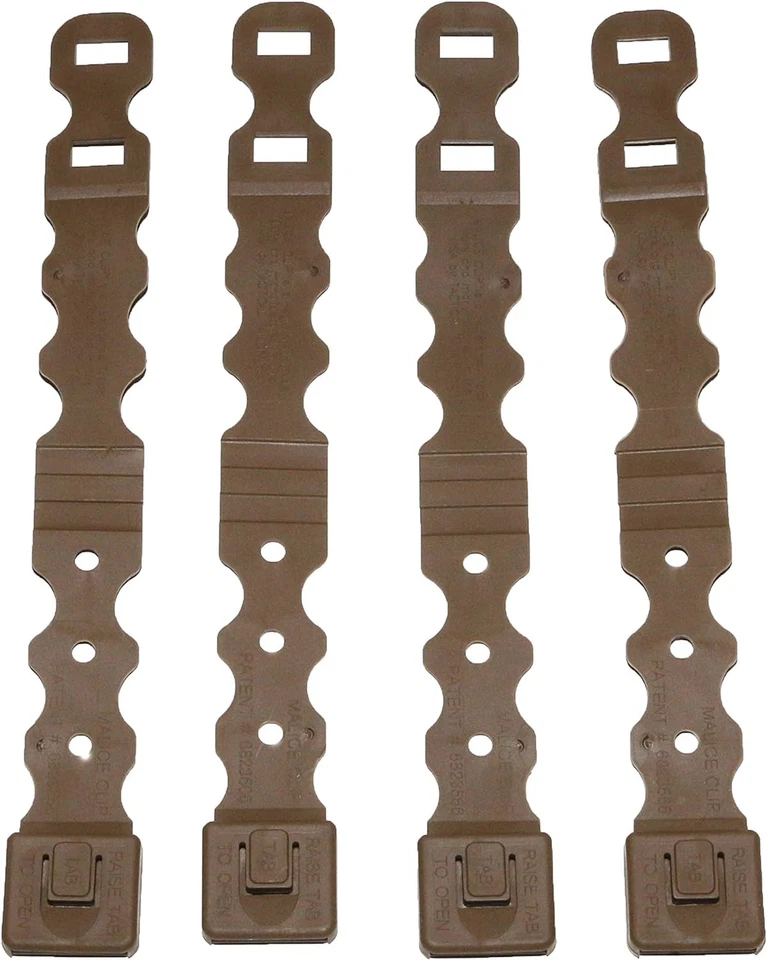 Clip de malicia Tactical Tailor Fight Light Series - Paquete de 4 (coyote corto) coyote  Foto 1 de 1