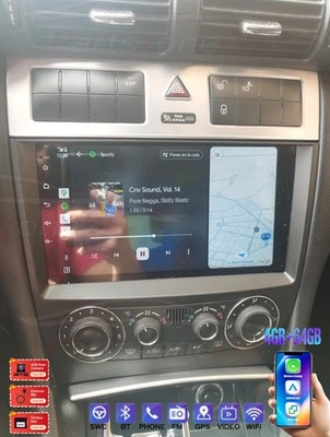 64GB автомобильное радио стерео для Mercedes Benz C класса W203 CLK W209 GPS NAVI Carplay - Изображение 1 из 4