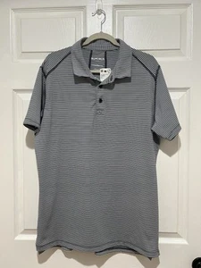 New Bonobos Golf Shirt Polo Large M-Flex Standard Fit Navy White - Picture 1 of 9