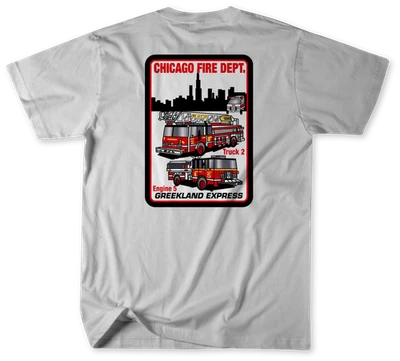 Unofficial Chicago Fire Department Firehouse 5 Shirt v2 - Image 1 of 4