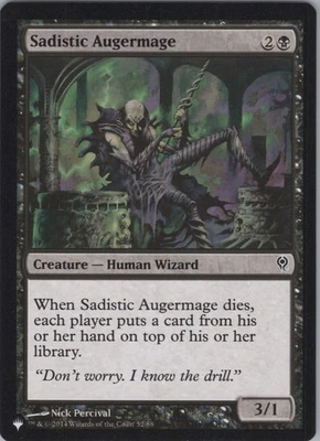 MTG Normal Sadistic Augermage C The List Reprints 52/88 NM - Image 1 of 2