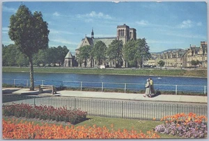 St. Andrew’s Cathedral & River Ness, Inverness Scotland, c1966 Chrome Postcard - Picture 1 of 2