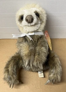Folkmanis Realistic Three Toed Baby Sloth Plush Stuffed Hand Puppet 13” Read - Picture 1 of 14